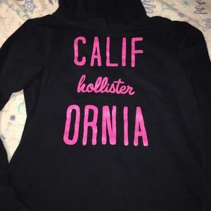 Hollister logo hoodie